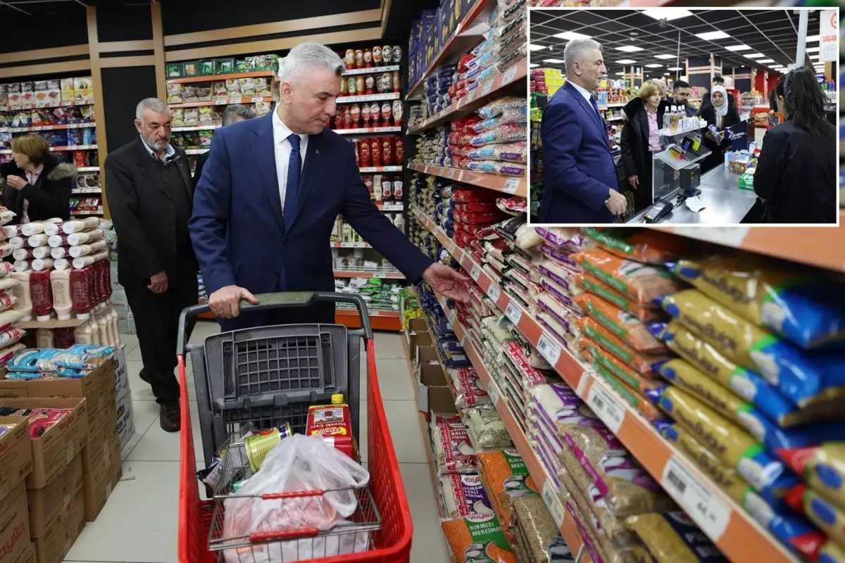 Bakan Bolat boykot çağrılarına alışveriş yaparak karşılık verdi