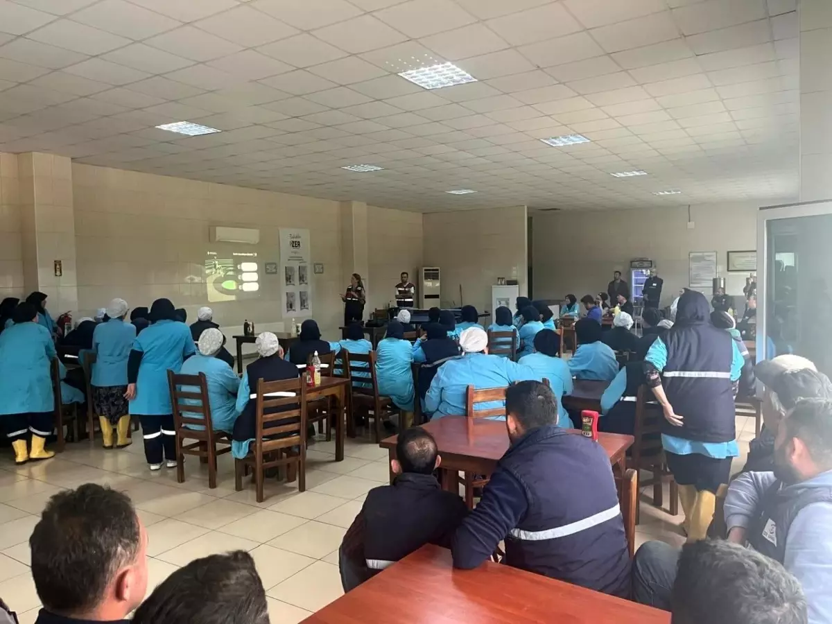 Köşk’teki Zeytin Fabrikasında ‘En Güzel Narkotik Polisi Anne’ Eğitimi