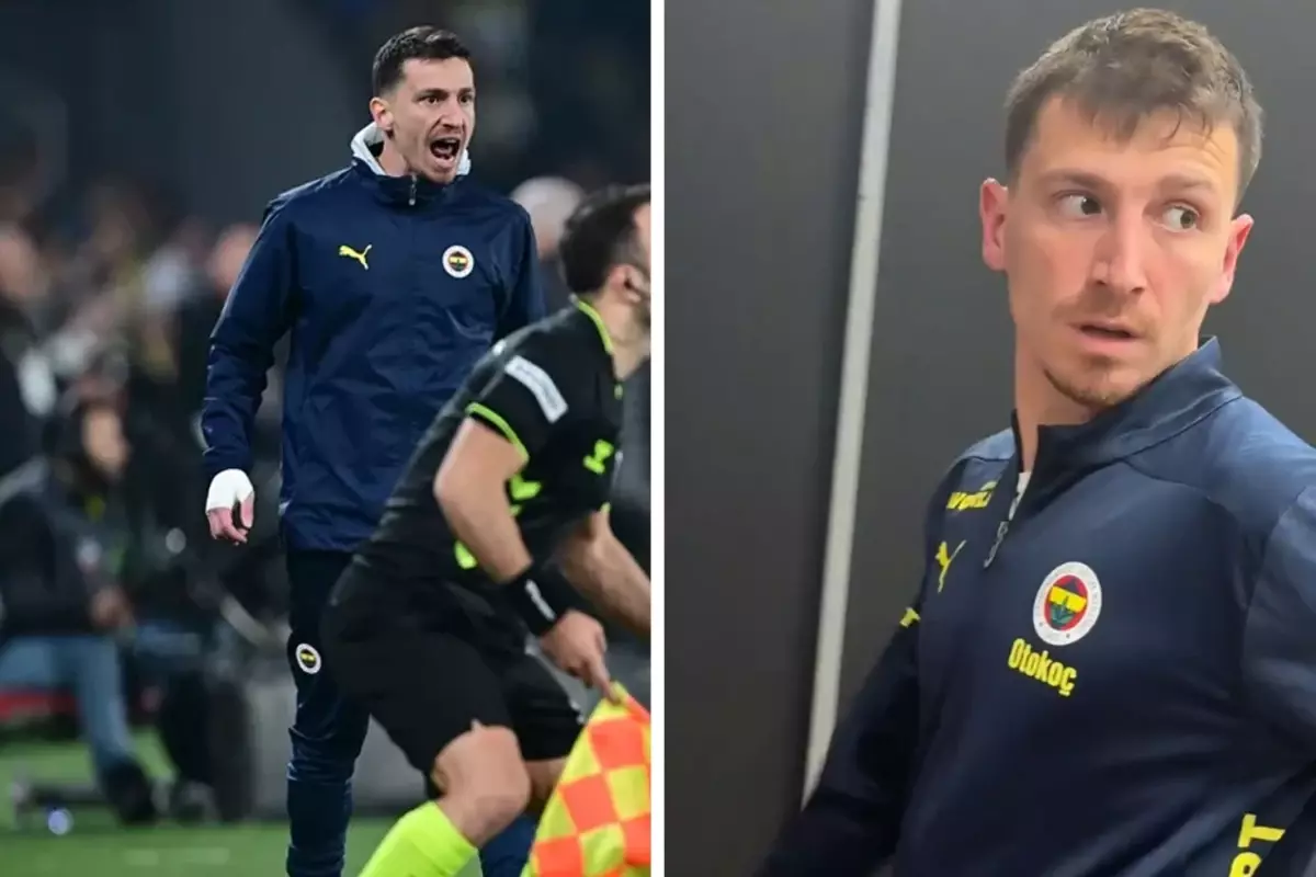 Oynamadığı maçta kırmızı kart gören Mert Hakan’dan maç sonu tek cümlelik açıklama