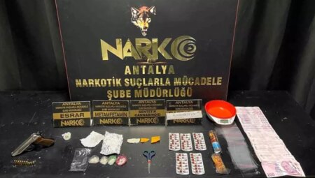 Antalya’da Uyuşturucu Operasyonu: 12 Gözaltı