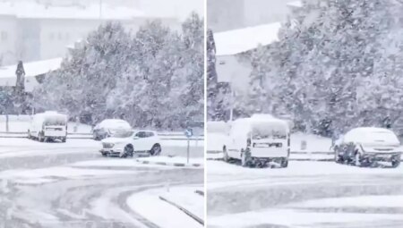 Başşehir karlar altında