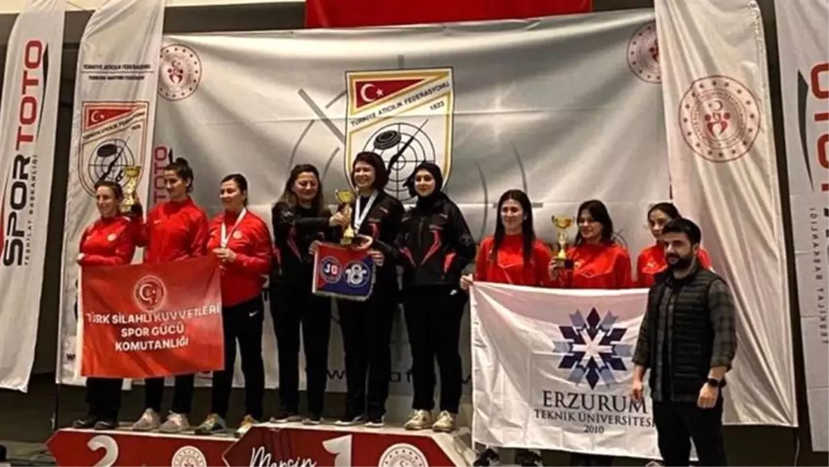 Erzurum Teknik Üniversitesi Havalı Silahlar Türkiye Şampiyonası’nda 3. Oldu