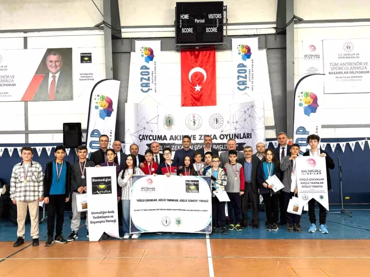 Güçlü Çocuklar Projesi Kapsamında Akıl ve Zeka Oyunları Turnuvası Sona Erdi