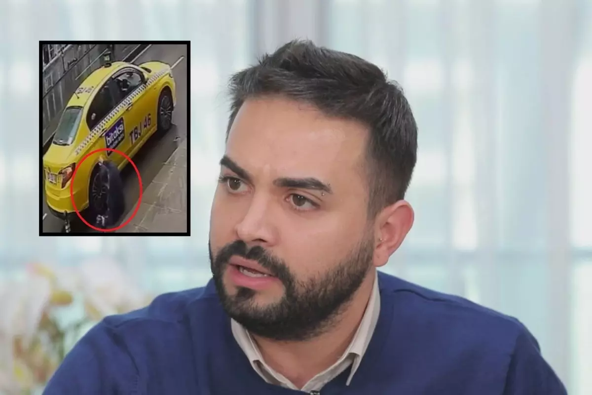 Kadir Ezildi’nin korkutan anları! Taksiye binerken yere kapaklandı