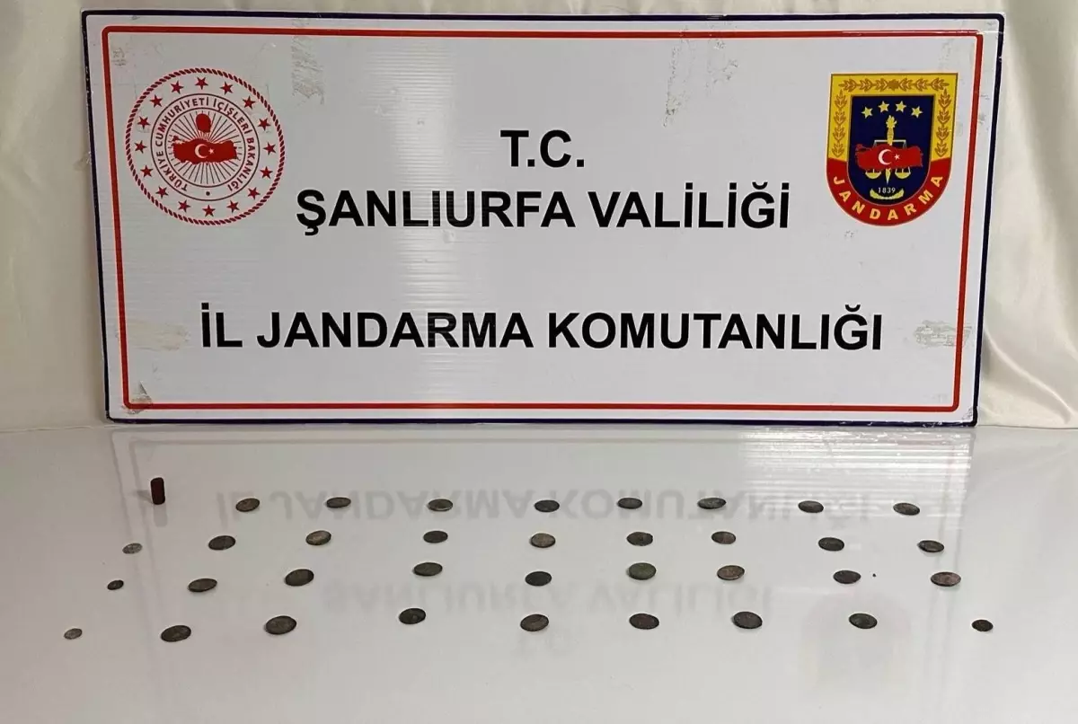 Şanlıurfa’da Tarihi Eser Kaçakçılığı Operasyonu: 7 Süs Eşyası ve 30 Sikke Ele Geçirildi