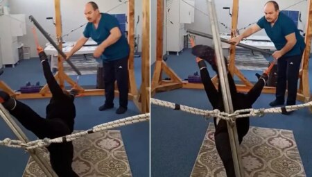 Tedavi değil resmen işkence! Hastayı çamaşır üzere gerdi