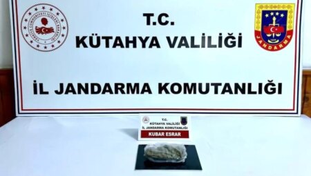 Kütahya’da Uyuşturucu Operasyonu: 20 Gram Esrar Ele Geçirildi