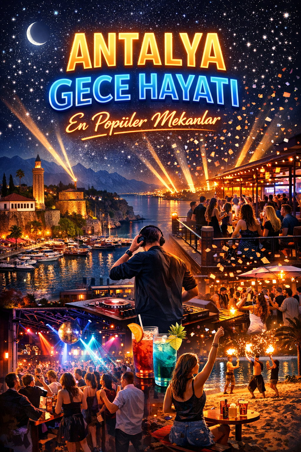 Antalya Gece Hayatı: En Popüler Mekanlar