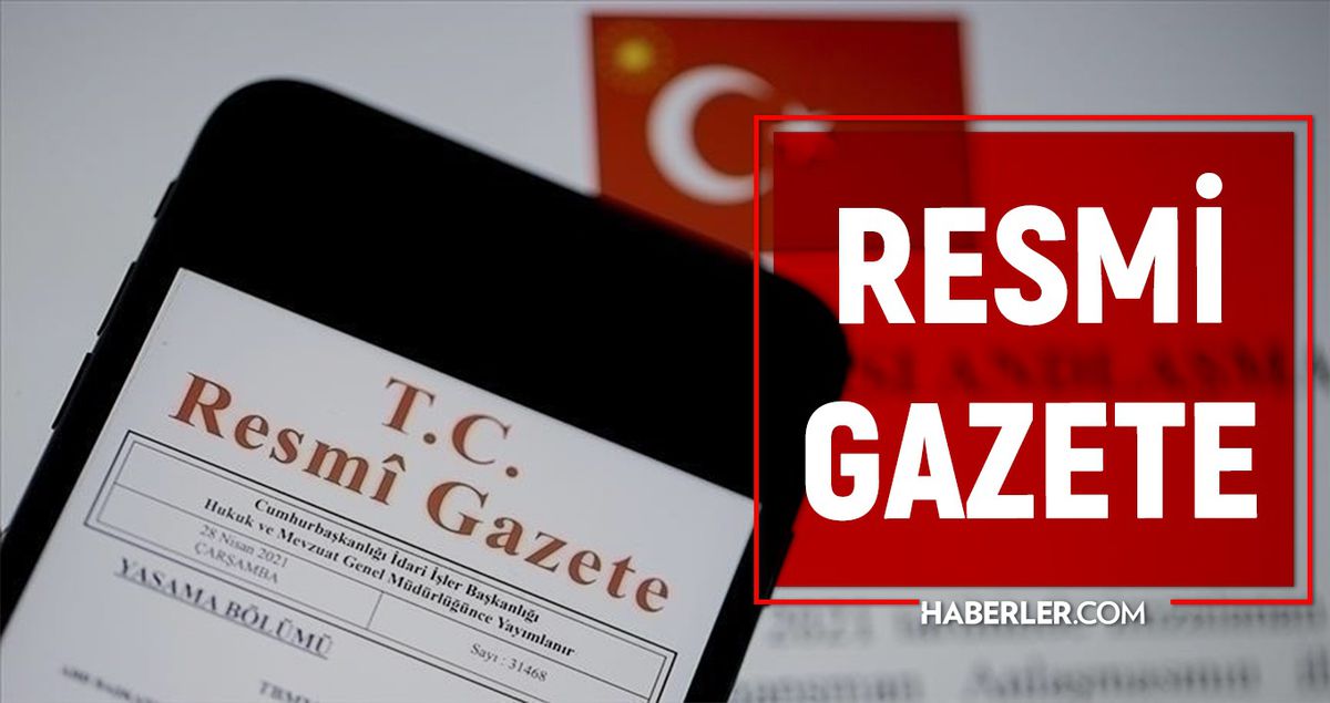 13 Nisan Pazar 2025 Resmi Gazete ATAMA KARARLARI! Bugünün kararları neler? 13 Nisan Resmi Gazete yayımlandı! 32266 sayılı Resmi Gazete atamalar listes