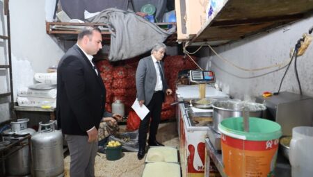 Döner imalathanesinde mide bulandıran manzaralar