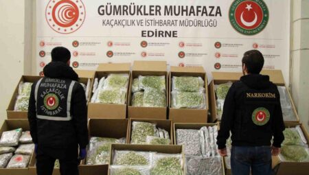 Edirne Kapıkule’de 492 Kilogram Uyuşturucu Ele Geçirildi