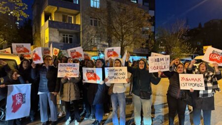 Kartal Bayan Dayanışma Komiteleri, öldürülen Sinem Çeşim için hareket düzenledi
