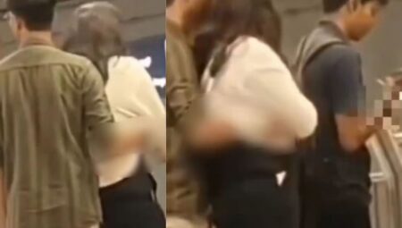 Metroda uygunsuz davranışlarda bulunan çift büyük öfke yarattı