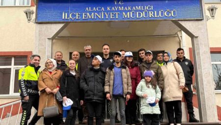 Özel Bireyler Polis Haftası’nı Kutlamak İçin Emniyet Müdürlüğünü Ziyaret Etti