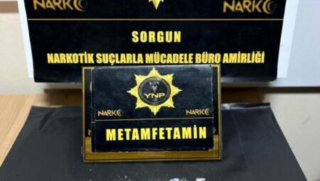 Yozgat’ta Metamfetamin Operasyonu: 52.80 Gram Ele Geçirildi