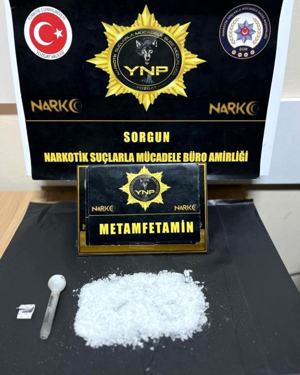 Yozgat’ta Metamfetamin Operasyonu: 52.80 Gram Ele Geçirildi