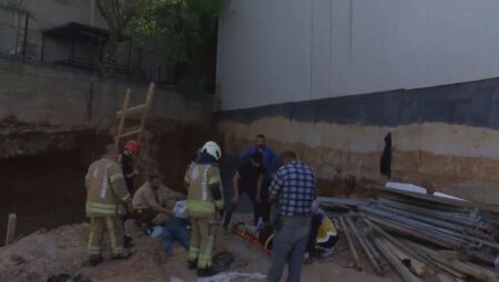 Ataşehir’de İnşaat Alanında Göçük: 3 Personel Hastaneye Sevk Edildi