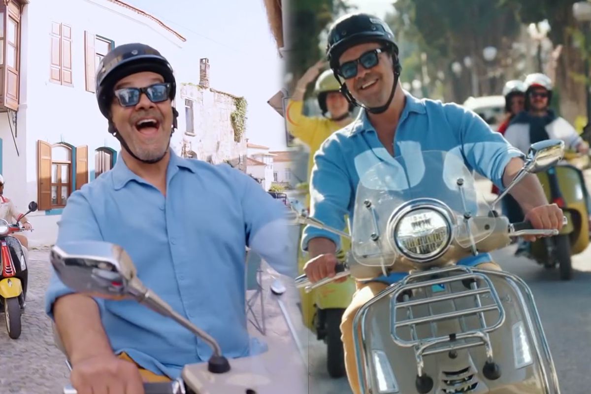 Dünyaca ünlü markanın reklam yüzü olan Beyazıt Öztürk’ten motosikletle özgürlük çeşidi