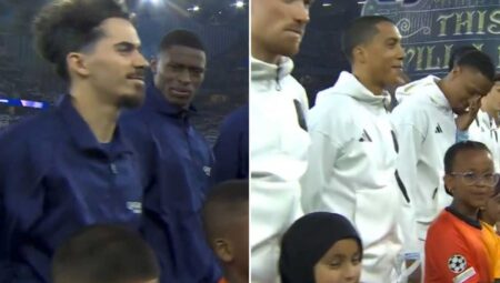 Futbolcular bile şaştı kaldı! Şampiyonlar Ligi maçına dakikalar kala eşi gibisi görülmemiş kusur