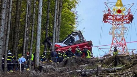 İtalya’da teleferik kazası: 4 meyyit, 1 yaralı