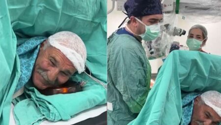 Korktuğu ameliyata arabesk müzikle girdi