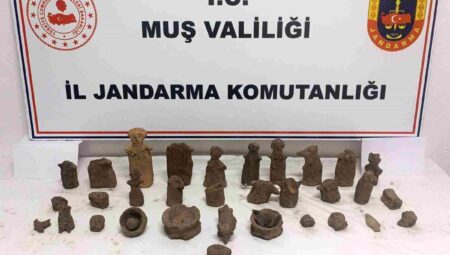 Muş’ta Tarihi Eser Kaçakçılığı Operasyonu: 42 Modül Nesne Ele Geçirildi