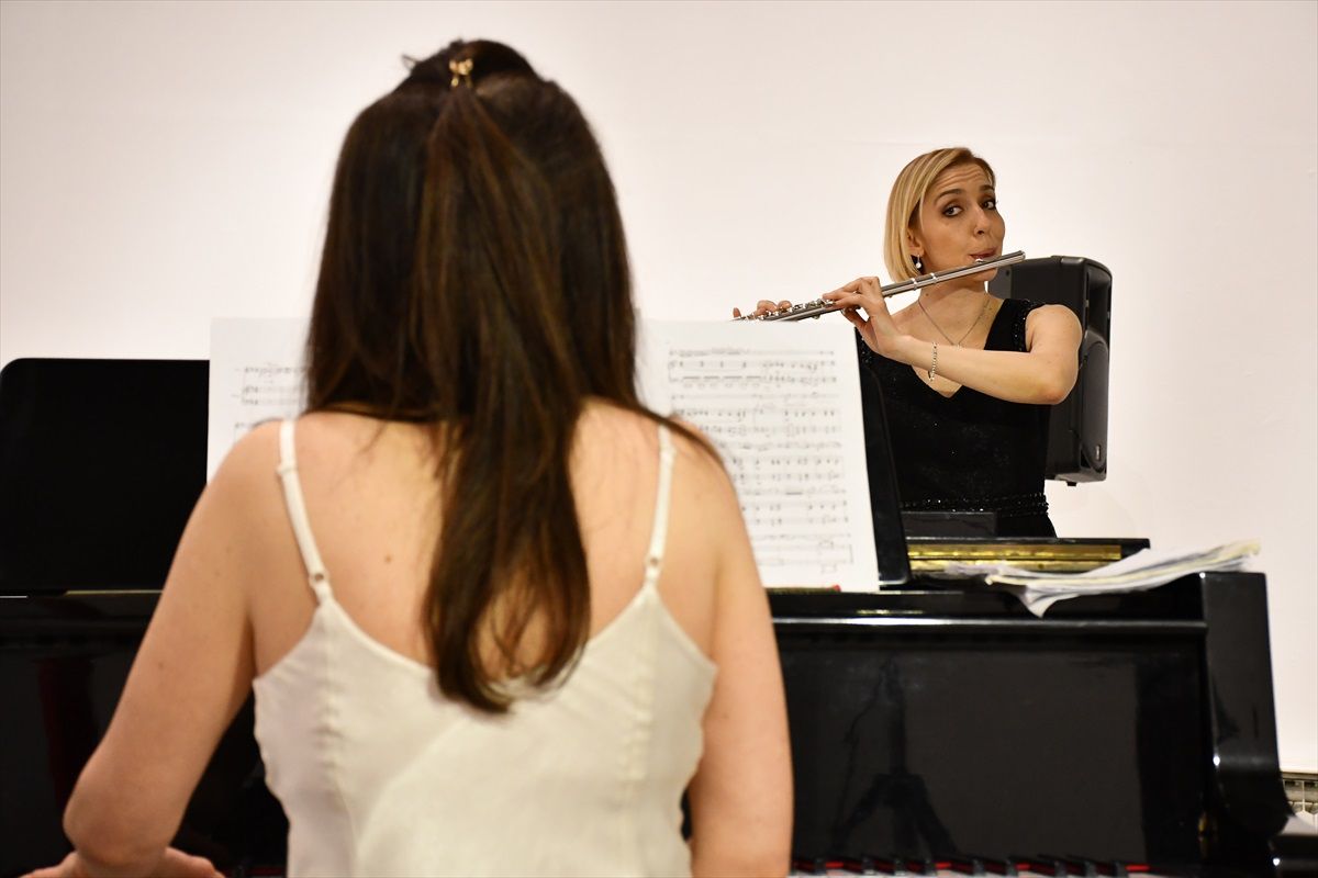 Üsküp’te Flüt-Piyano Duo Konseri Düzenlendi